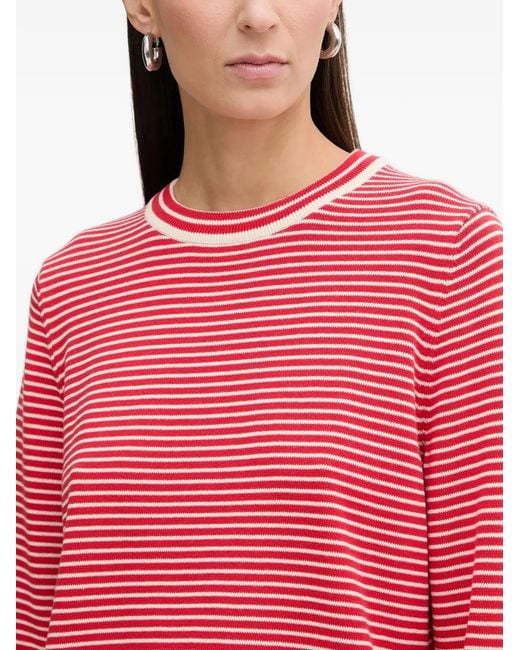 Marc O' Polo Red Striped Sweater