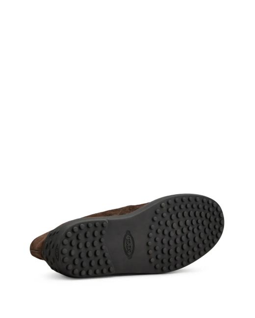 Tod's Brown Suede Boots for men