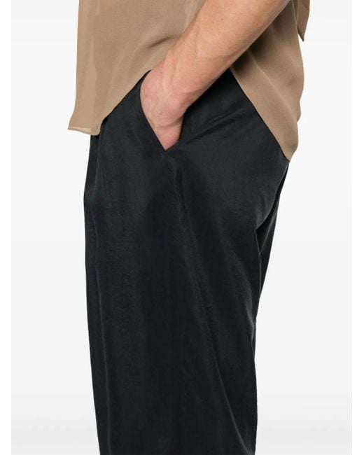 Giorgio Armani Blue Tapered Trousers for men