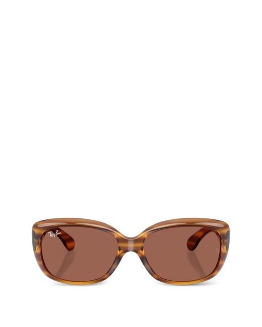 Ray-Ban Pink Jackie Ohh Square-Frame Sunglasses