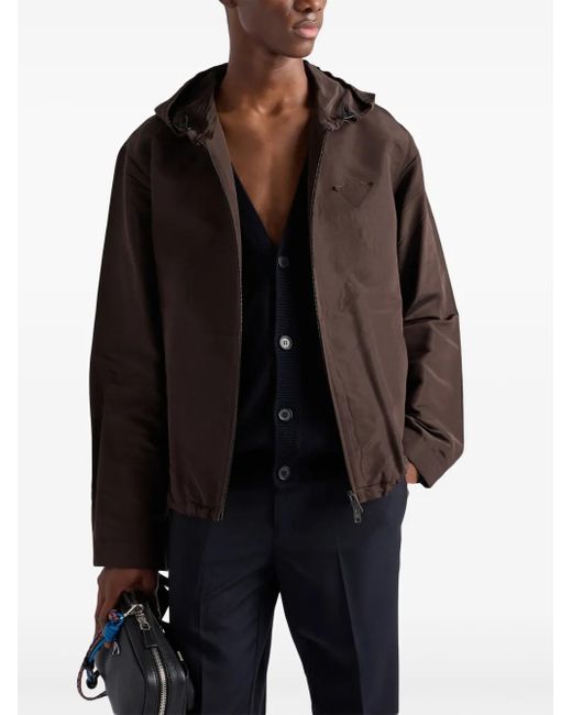 Prada Black Hooded Jacket for men