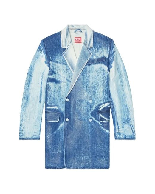 DIESEL Blue De-Lumea-Fsi1 Coat