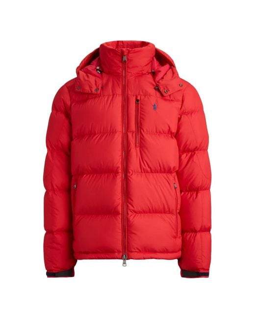 Polo Ralph Lauren Red Gorham Detachable-Hood Jacket for men