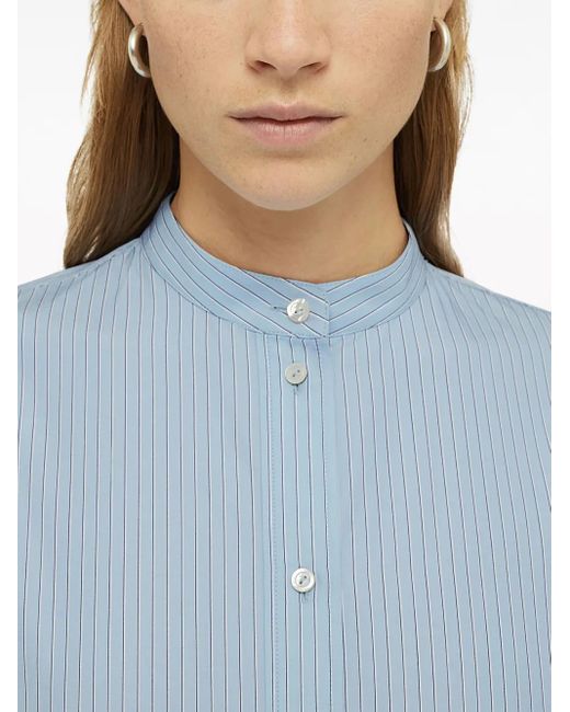 Jil Sander ストライプ シャツ Blue