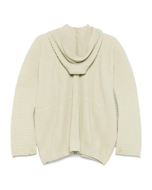 Homme Plissé Issey Miyake Natural Hooded Jacket for men