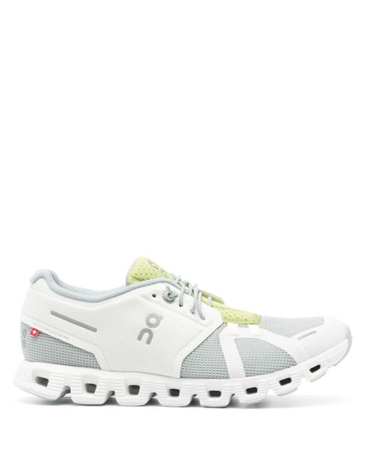 On Shoes Cloud 5 Push Sneakers Met Vlakken in het White