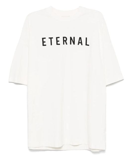 Fear Of God White Eternal T-shirt for men