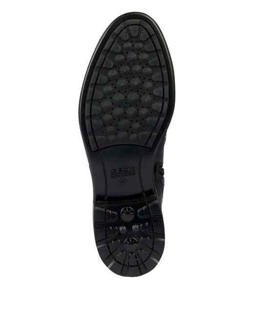 Geox Black Knee-High Boots