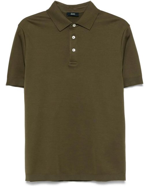 Polo di Herno in Green da Uomo