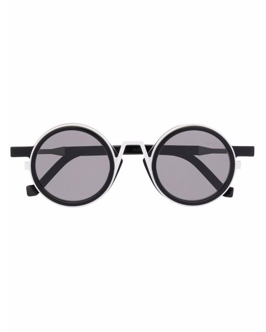 VAVA Eyewear Black Round Frame Sunglasses