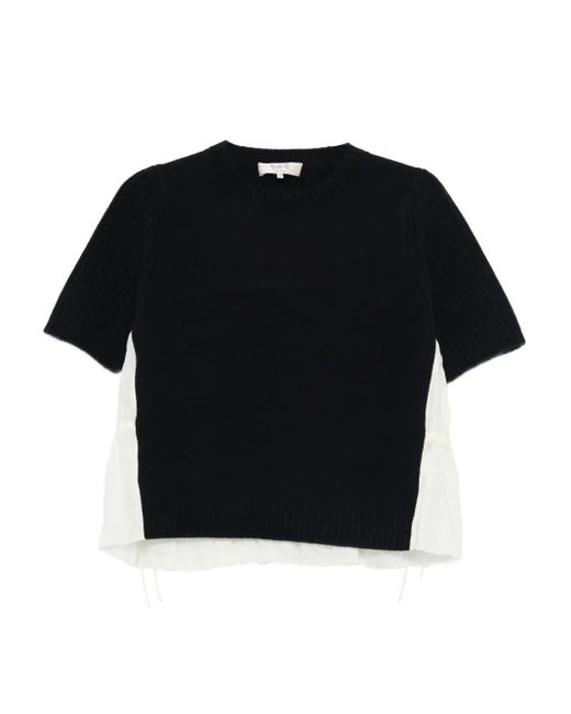 Sea Top Met Ruchedetail in het Black