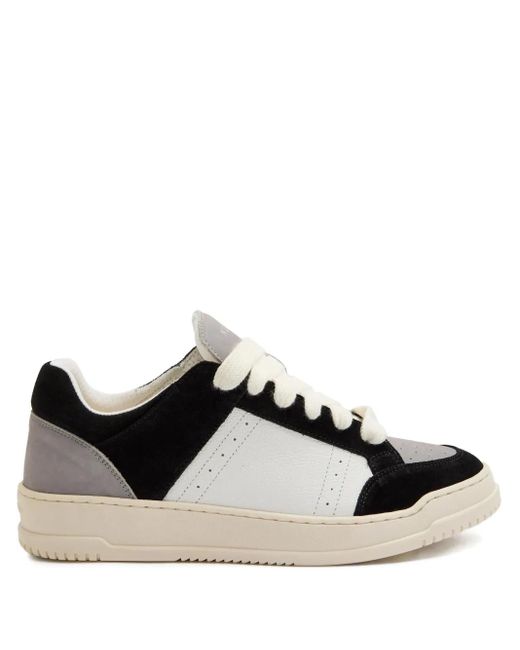 NUMERIS Black Arena Panelled Sneakers for men