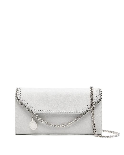Stella McCartney White Falabella Wallet-On-Chain Crossbody Bag