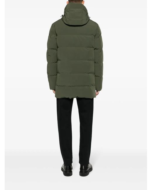 Paul & Shark Green Save The Sea Down Jacket for men