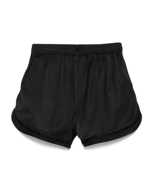 Jil Sander Black Double-Face Shorts