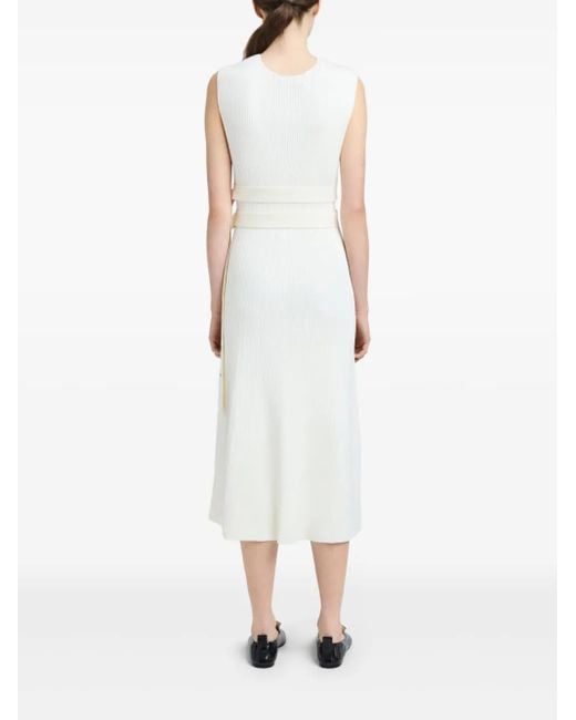 Proenza Schouler White Madeline Midi Dress