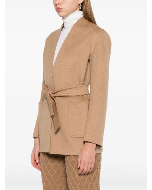 Max Mara Natural Wool Coat