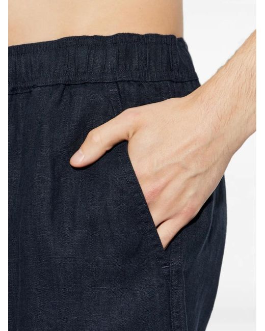Samsøe & Samsøe Blue Sajabari Elasticated-Waist Shorts for men