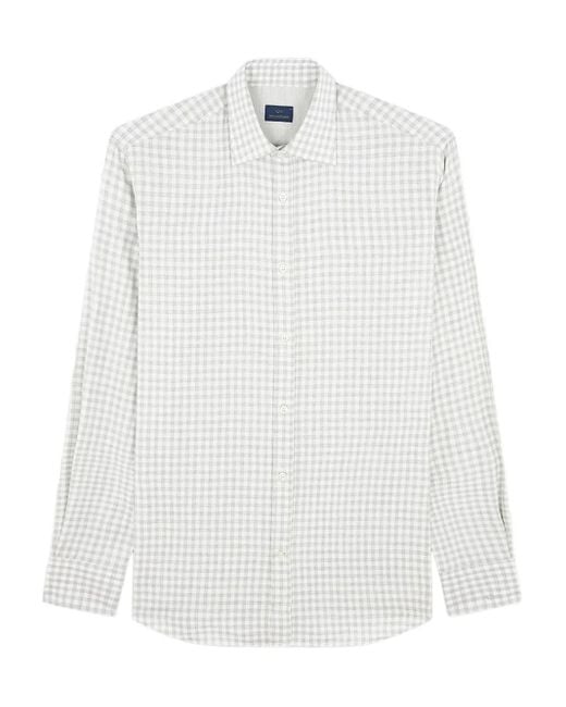 Camisa a cuadros Paul & Shark de hombre de color White