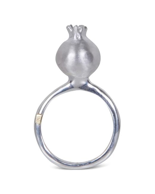 Rosa Maria Metallic Gebürsteter Ring