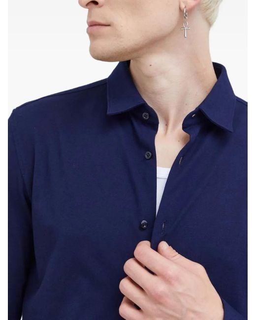 Buttoned shirt HUGO de hombre de color Blue