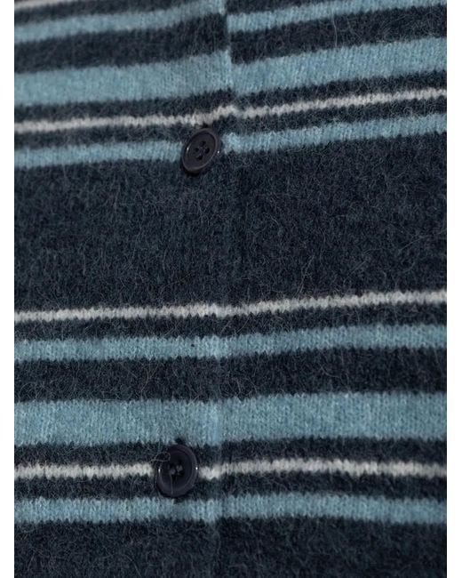 Samsøe & Samsøe Blue Nor Striped Cardigan