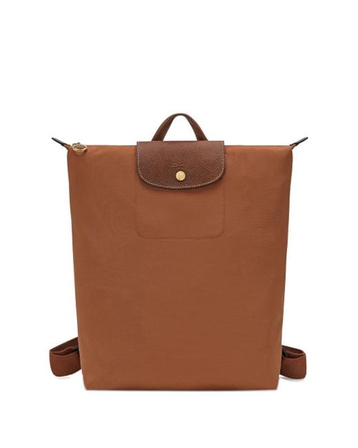 Longchamp Brown Medium Le Pliage Original Backpack