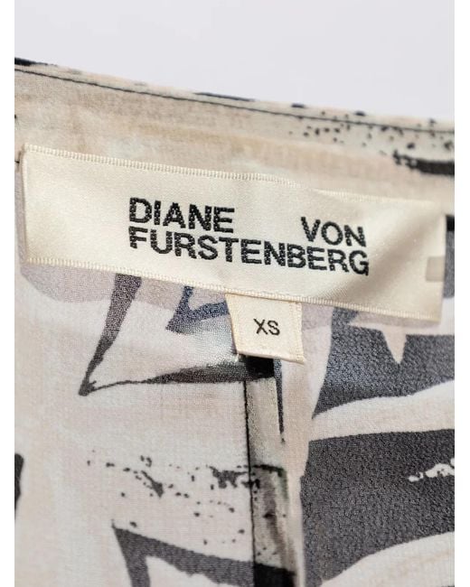 Diane von Furstenberg Gray Ileana Mini Dress