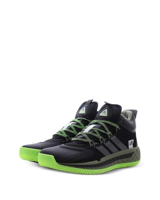 Adidas Green Pro Boost Mid Sneakers