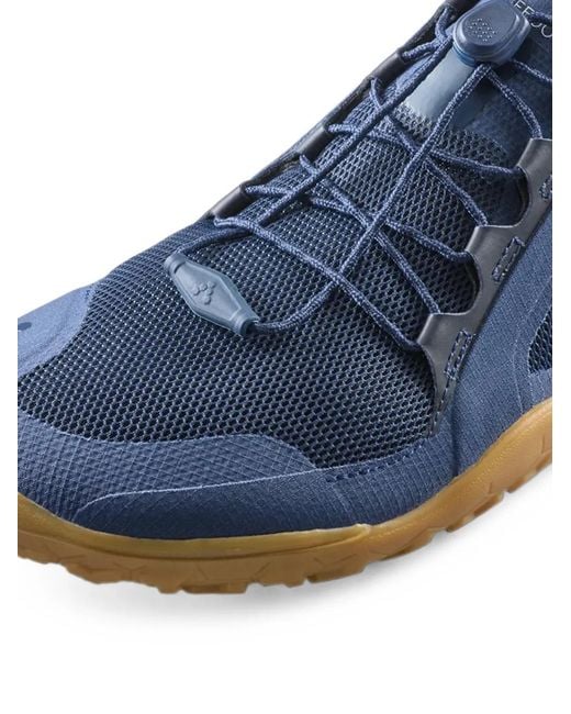 Vivobarefoot Blue Primus Trail Fg 3.5 Mesh Sneakers for men