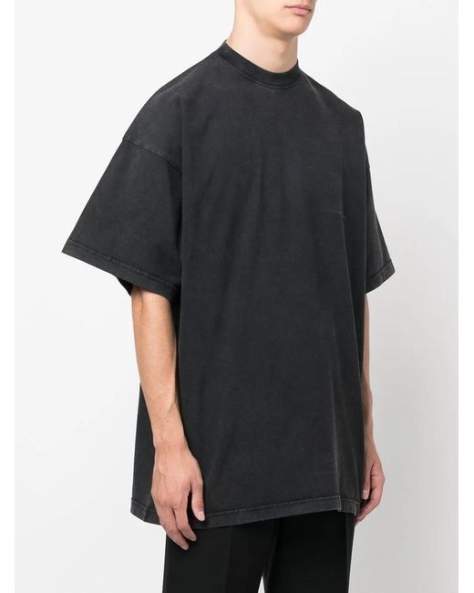 Balenciaga Black Strike 1917 Print T-Shirt for men
