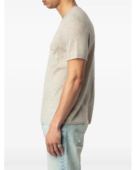 メンズ Zadig & Voltaire Jimmy Tシャツ White