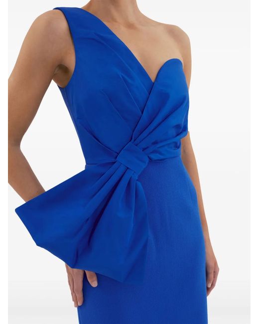 Rebecca Vallance Blue Antonella Midi Dress