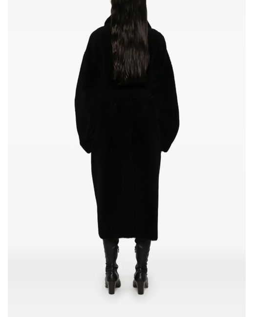 Manokhi Black Myah Coat