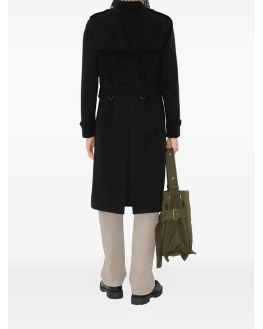 メンズ Burberry ダブルブレスト トレンチコート Black