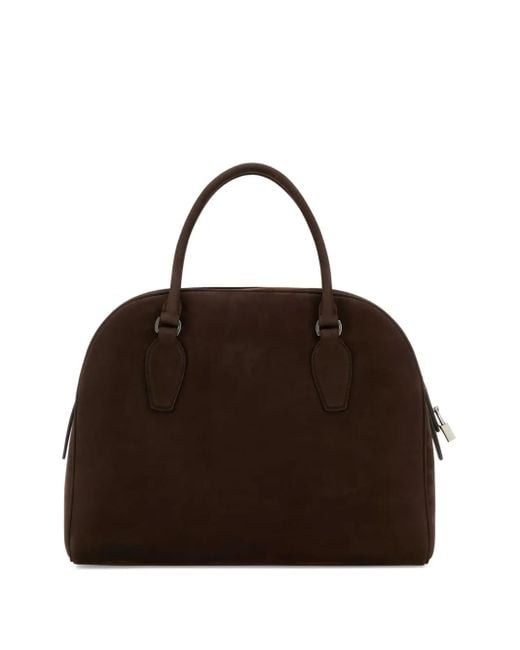 The Row Brown India Zip Tote Bag