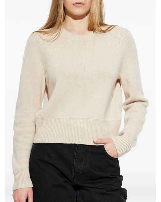 Isabel Marant White Cornelia Crew-Neck Sweater