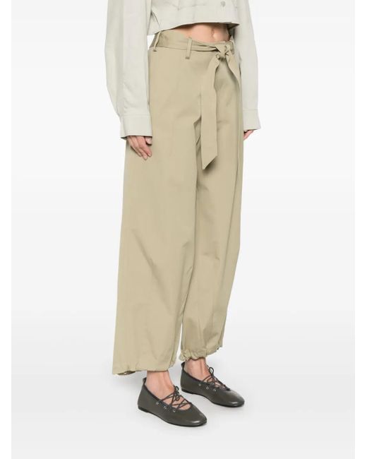 Alysi Natural Belted Trousers