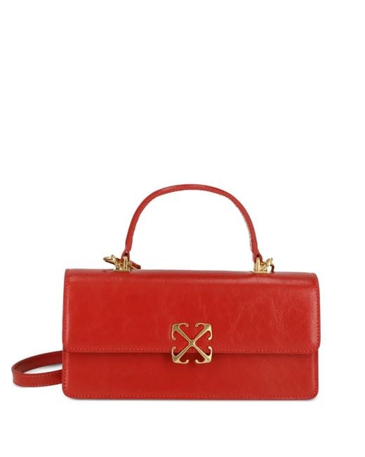 Off-White c/o Virgil Abloh Red Arrows Plaque Shoulder Bag