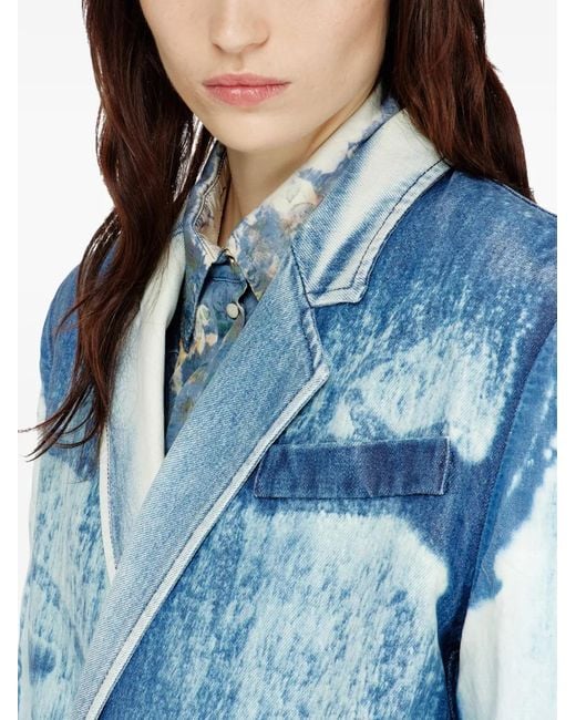 DIESEL Blue De-Lumea-Fsi1 Coat