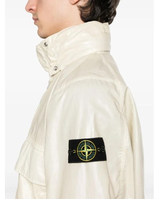 メンズ Stone Island パーカーコート Natural