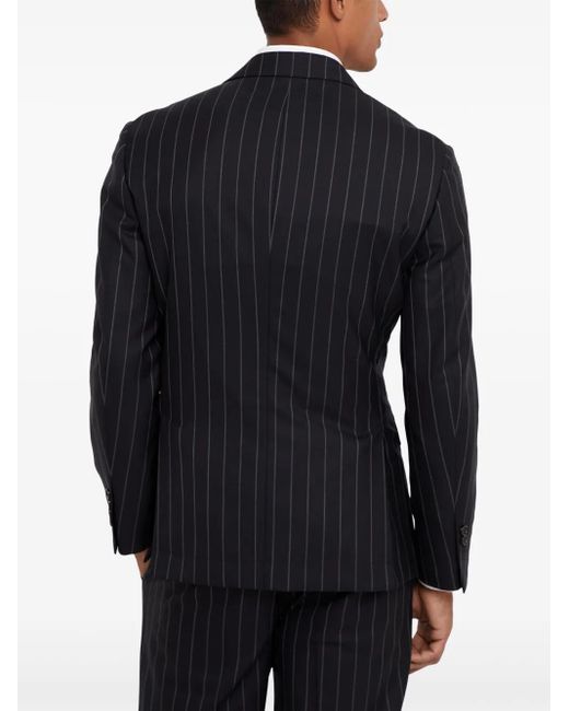 Brunello Cucinelli Blue Wool Blazer for men