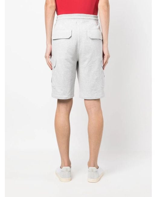 Brunello Cucinelli Gray Drawstring-Waist Bermuda Shorts for men