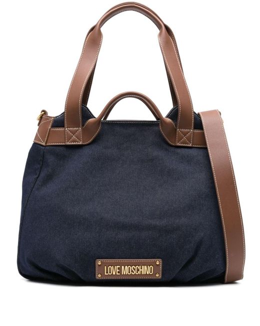 Love moschino denim best sale bag