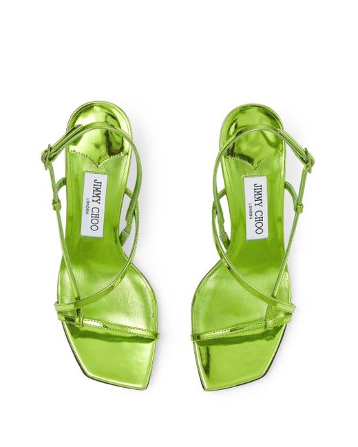 Sandales Etana 80 mm Jimmy Choo en coloris Green
