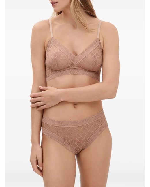 Eres Natural Botaniste Lace-Trim Bra