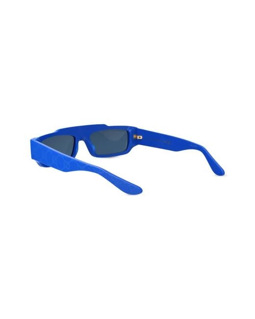 Gucci Gg Supreme Zonnebril Met Rechthoekig Montuur in het Blue voor heren
