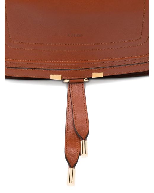 Chloé Marcie ショルダーバッグ S Brown