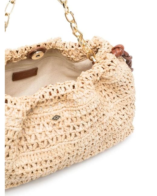Ba&sh Natural June Raffia Tote Bag