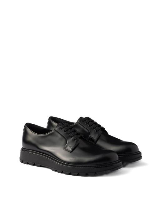 Derby di Prada in Black da Uomo